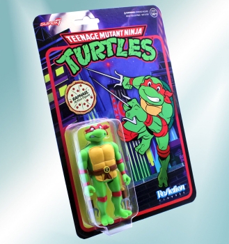 Teenage Mutant Ninja Turtles ReAction Actionfigur Raphael von Super7